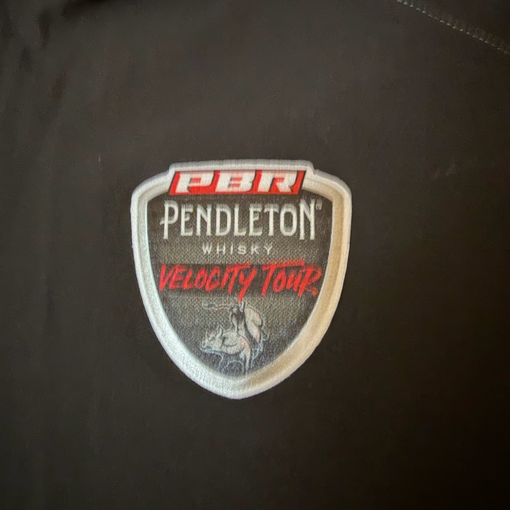 Pendleton Men's Black Vest with Logo